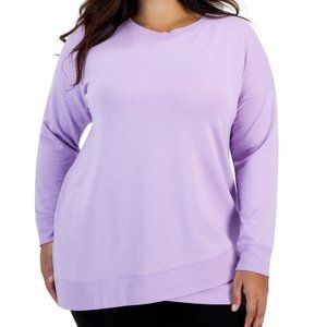 ID Ideology Plus Size Crossover Hem Sweatshirt NWT